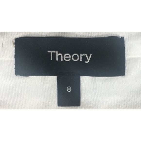 Theory Tan Flared Trousers - Picture 5 of 5